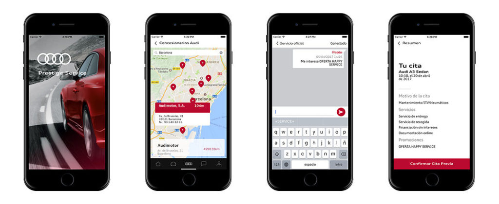 App Audi Prestige Service