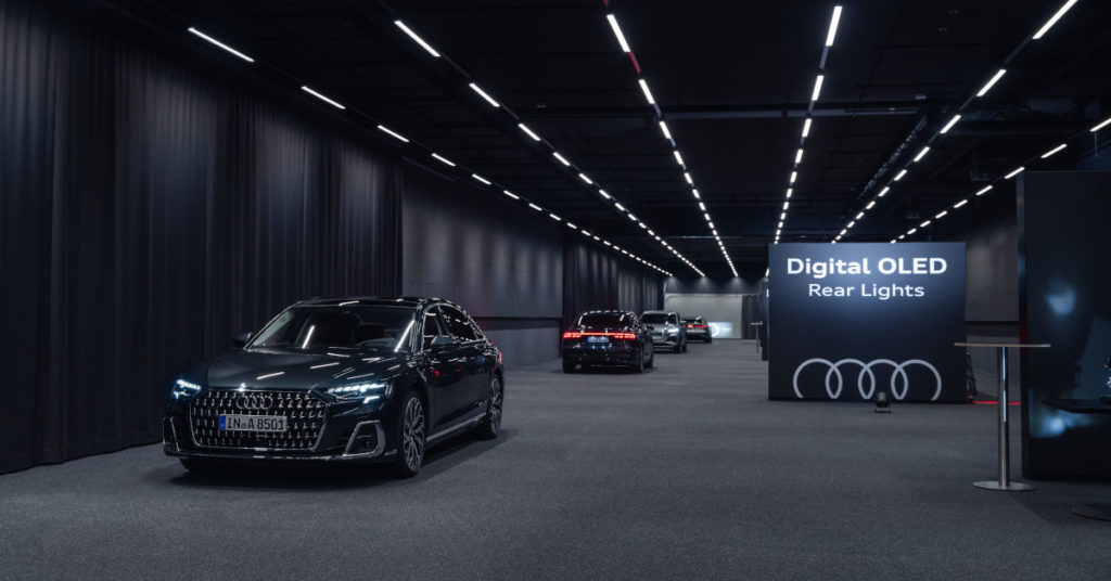 Audi, a la vanguardia de los sistemas de iluminación digitalizados