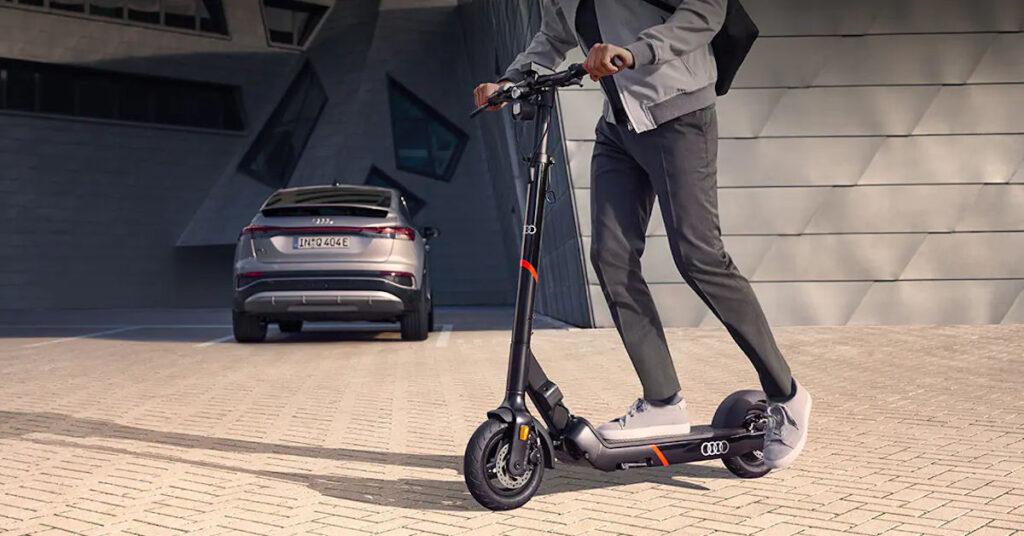 Audi electric kick scooter powered by Egret: date el gusto de regalar un Audi